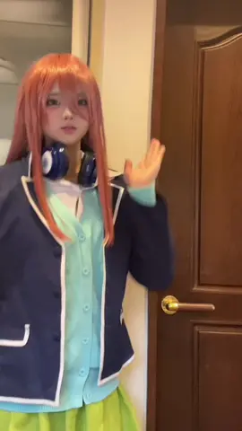 ふーたろー。透明感すごい。 #中野三玖コスプレ #中学生 