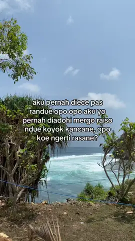 Sek urung tak rasak ke ning urupmu aku wes tau ngalami kabeh😉