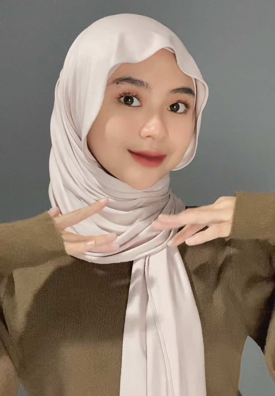 Tutorial pashmina tanpa ciput😙✨ #pashmina #tutorialpashmina 