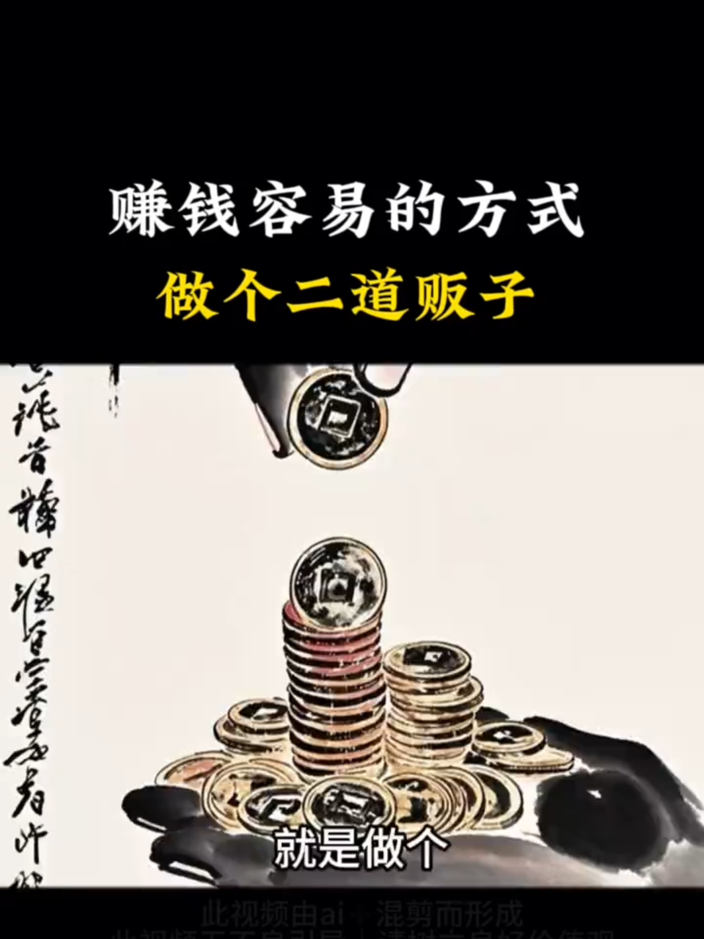 赚钱的方式 做一个二道贩子#思维 #赚钱 #提升自己 #人性 #真相