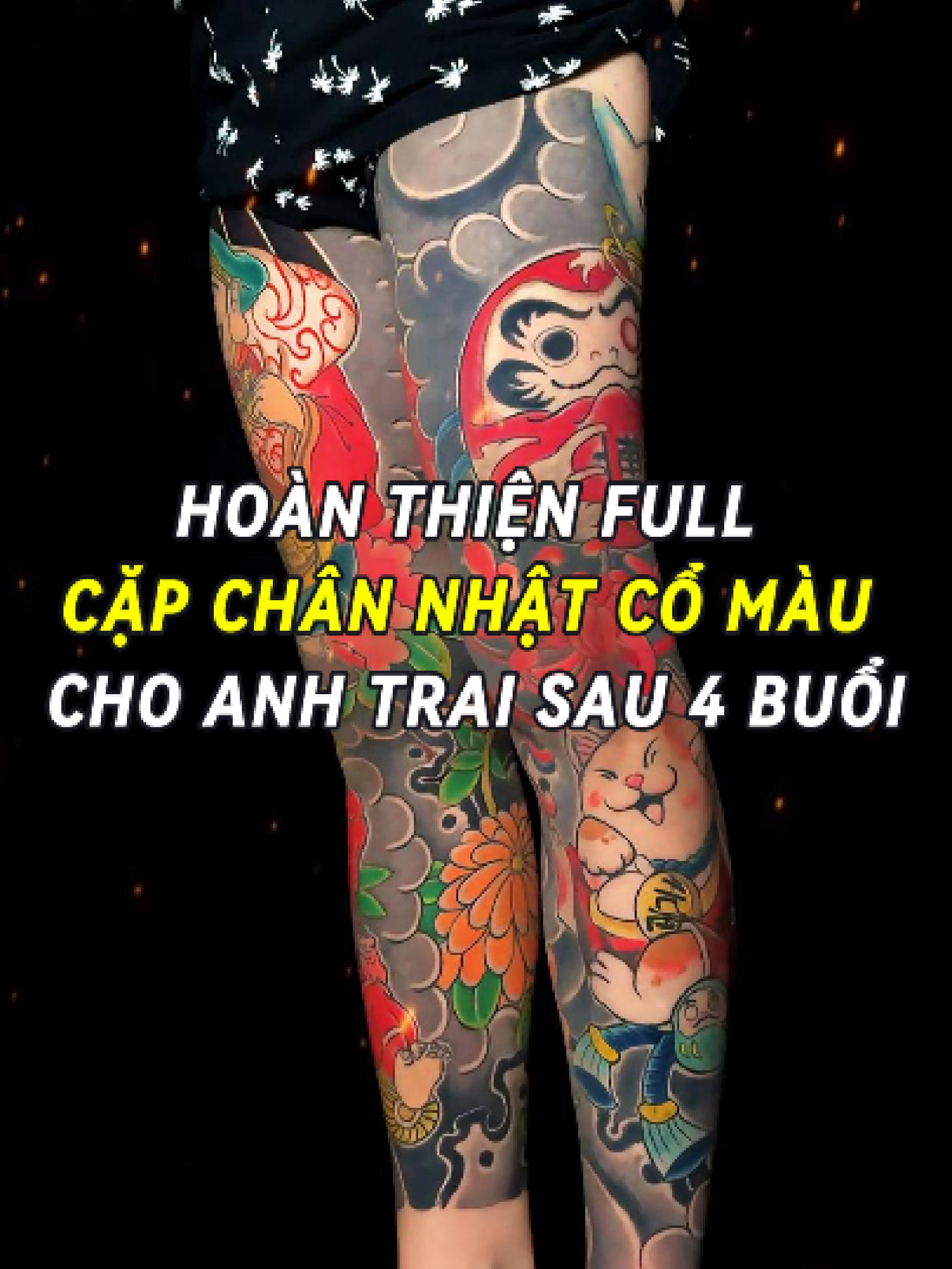 Hoàn thiên full cặp chân nhật cổ màu cho anh trai sau 4 buổi #79tattoo #tattoo #tattoos #tattooideas #tattooartist #xamhinhnghethuat #hinhxamdep #xamhinhgovap
