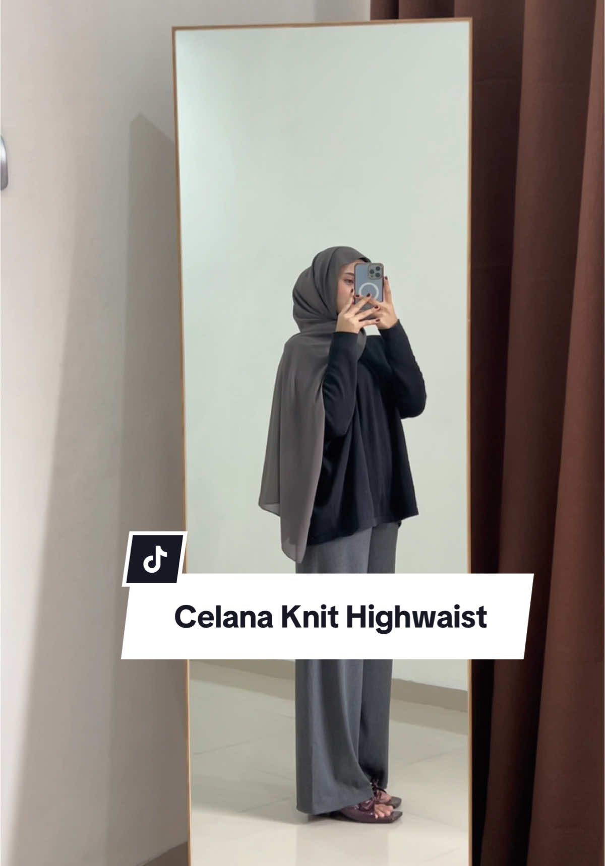 #knit #highwaist #celanakulot #celanahighwaist 