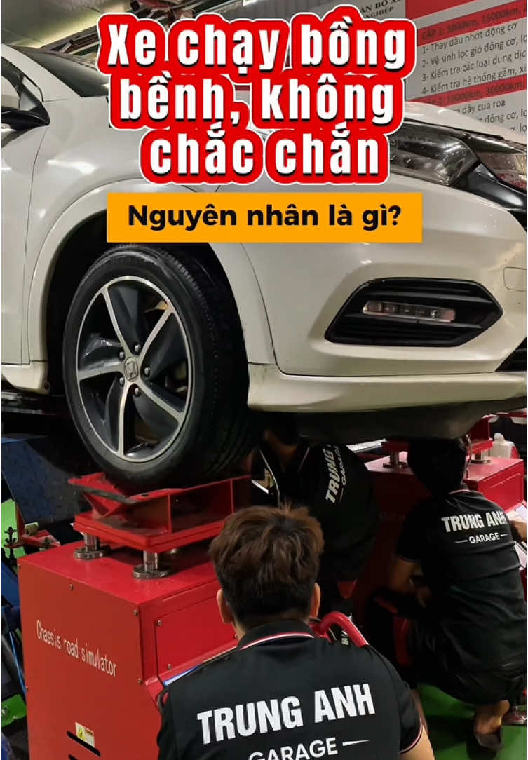 Xe chạy bồng bềnh, không ổn định. Nguyên nhân là gì?#baoduongoto #suachuaoto #baoduongdinhky #HondaHRV#trunganhgarage 