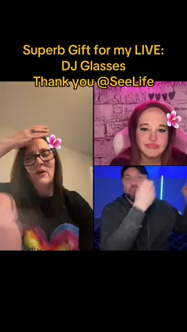 SeeLife, thank you for this wonderful Gift sent in my LIVE! I'll cherish this moment forever.@SeeLife #tiktoklive #livehighlights #livegift #djglasses 