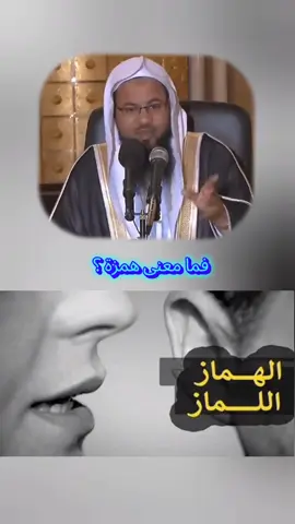 فما معنى همزة ؟ وما معنى لمزة ؟
