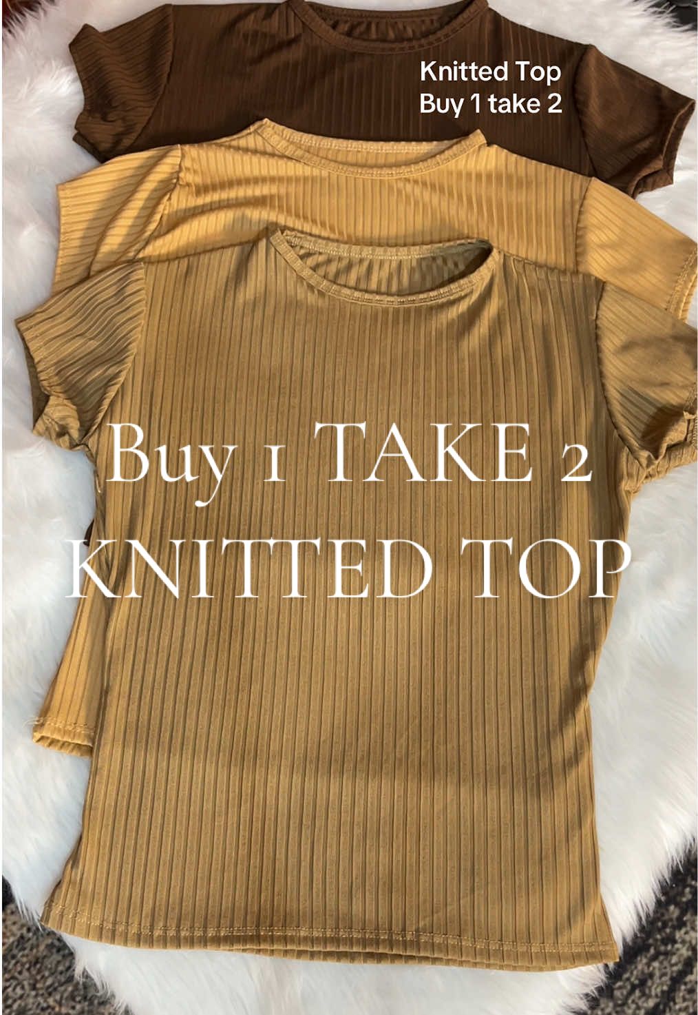 Pang everyday outfit at comy,sulit pa kasi naka buy 1 take 2 ang knitted top. #knittedtop #knitted #buy1take2 #topforwomen 