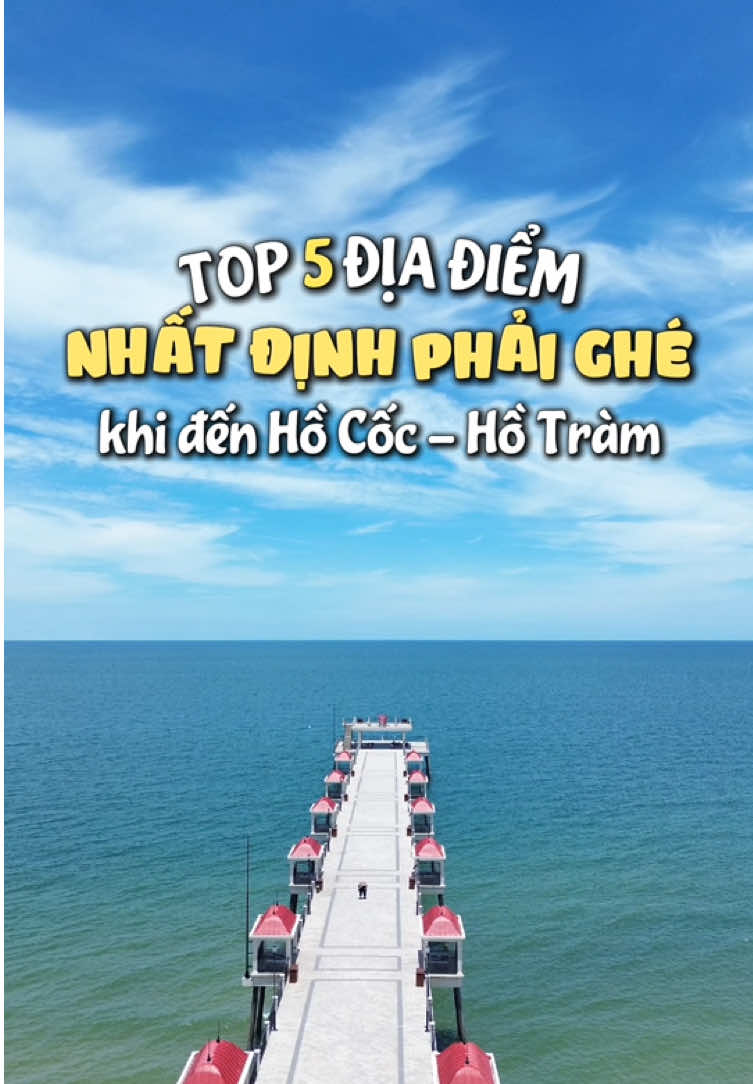 Top 5 địa điểm nhất định phải ghé khi đến Hồ Cốc Hồ Tràm #baibienhococ #dulichhococ #HuongPhongHoCocBeachResort #bienhotram #dulichbariavungtau #dulichbariavungtau #xuhuong #topdiadiemhotram 