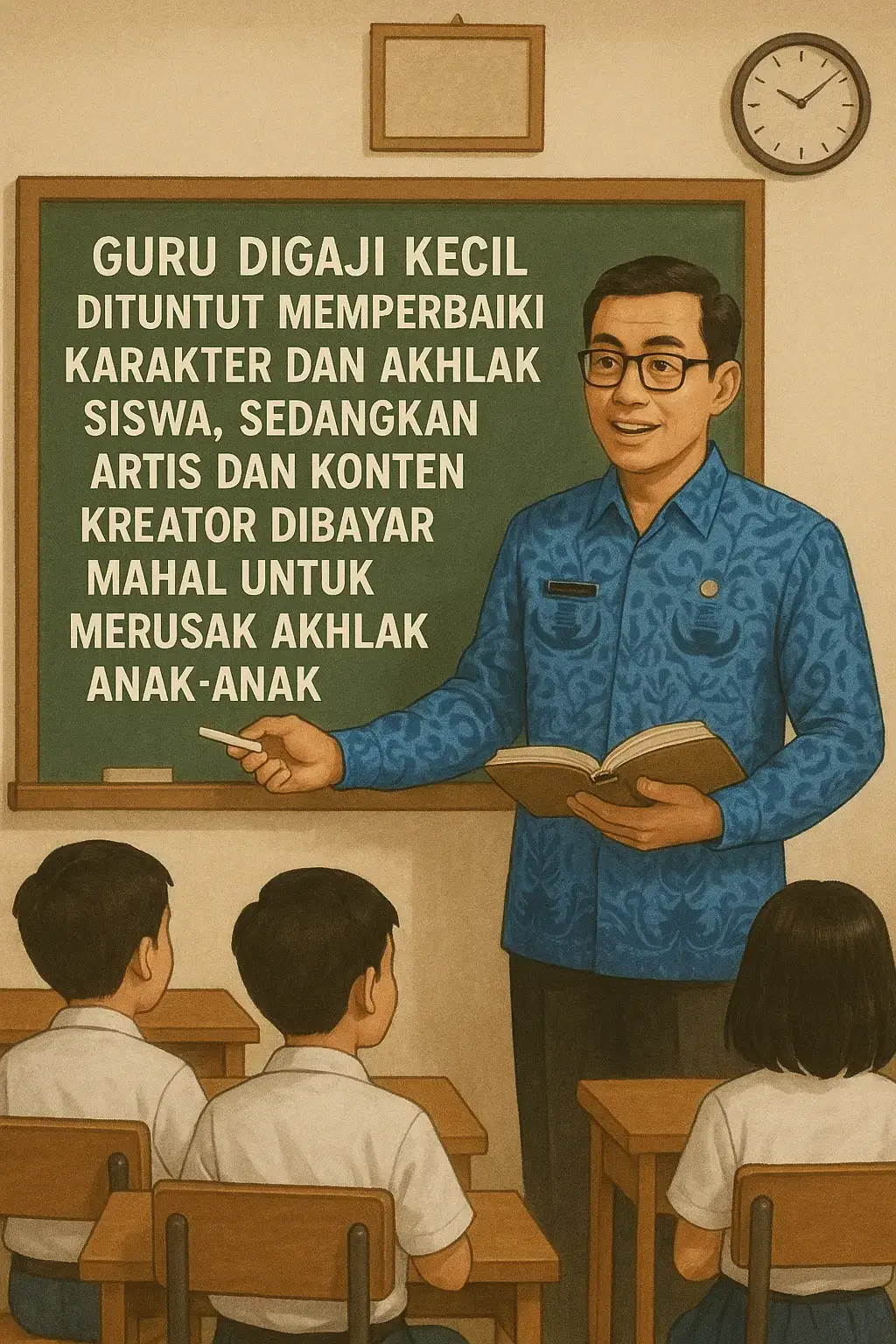 Tidak bisa dipungkiri anak anak SD sudah tau Pacaran, sudah tau kekerasan dan bullying daripada Perkalian dan Pembagian, bahkan anak anak tidak bisa hafal pancasila. #rippendidikanindonesia #indonesiacemas #negeridongeng #konoha 