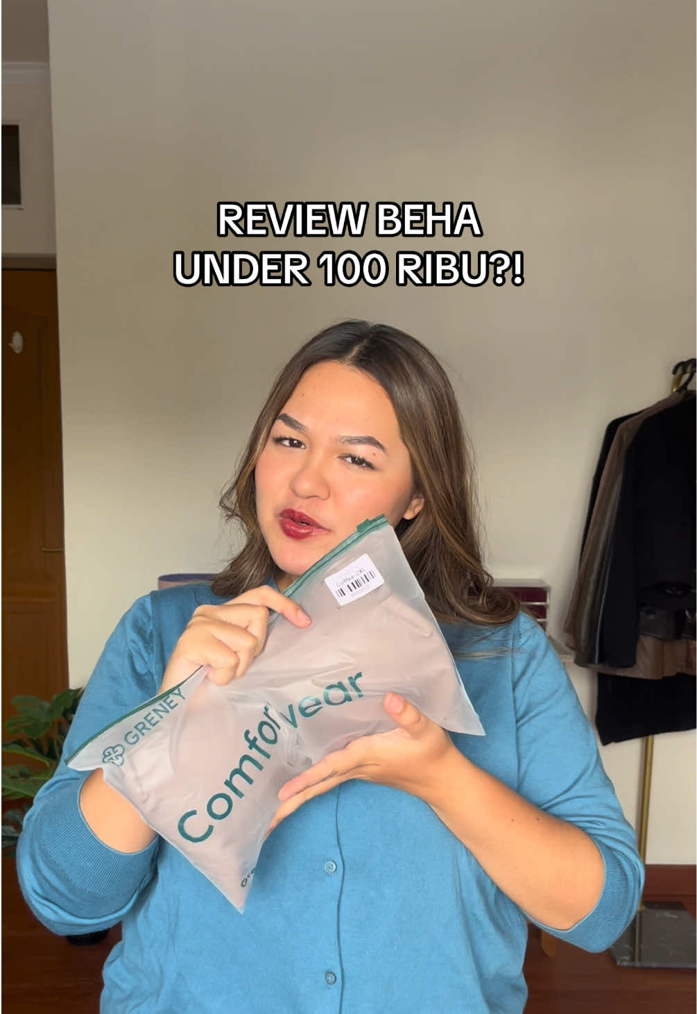 Jujyur kaget sih guys padahal awalnya aku skeptis karna liat harganya.. TAPI TERNYATA OK BANGETT?!! @GRENEY.Underwear.id #underwear #bigsize #beha 