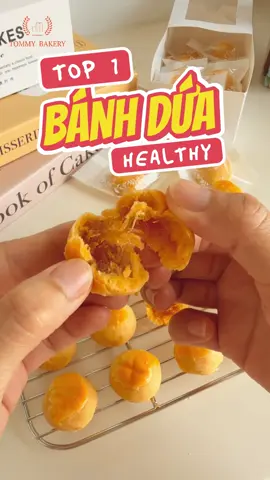 Bánh dứa healthy mini nhà Tommy #banhduadailoan #banhduamini  #banhduapoping 