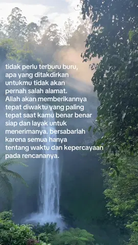 selalu ada hal yang baik yang allah rencanakan. #reminderislamic #foryoupage #masukberandafyp #fyp #curugpelangi 