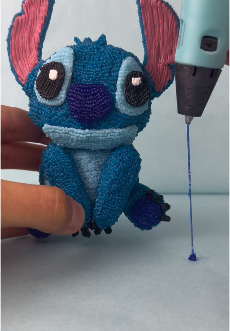Stitch con la Penna 3D!  #fpy #3dprinting #stitch #liveaction #liloandstitch #liloandstichliveaction #3dart #viral_video #virale #DIY 