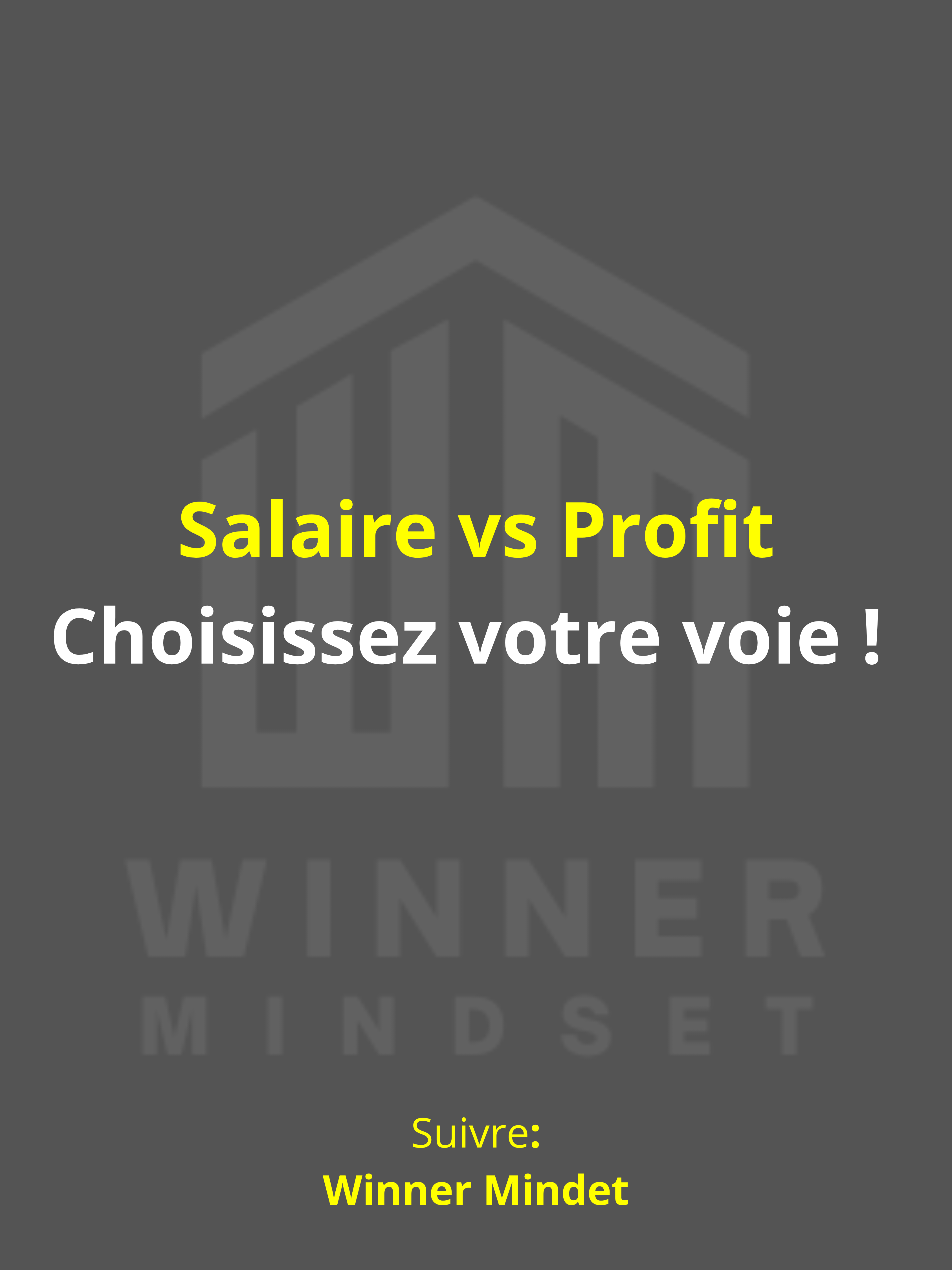 Votre salaire est plafonné. Mais vos profits ? Ils sont illimités. Pendant que les employés attendent une augmentation, les entrepreneurs créent des sources de revenus. On ne s'enrichit pas avec un salaire, mais avec la sécurité. On construit sa richesse avec les profits, mais avec la liberté. Rejoins le canal privé pour recevoir encore plus de contenu mindset & business chaque jour 📲 (lien en bio) Suivez Winner Mindset pour une motivation quotidienne 💪 #Motivation #Inspiration #Financiallyfree #reels #trendingreels #changeyourlife #wealth #lawofattraction #successquotes #motivationalquotes #explorer #luxurylifestyle #success #Inspiration Daily #inspirationquotes #successtips #Job #business #entrepreneur #salary #profitsmoins #business #libertefinanciere 