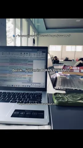 Dipaksa bertahan, akhirnya terbiasa, kadang bukan soal mau, tapi harus. Hehe