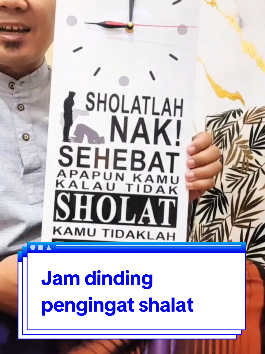 Jam dinding sekaligus sebagai home decor rumah minimalis dan juga pesan moral untuk selalu melaksanakan sholat #jamdinding #jamdindingaesthetic #jamdindingunik #katakatamotivasi #katakataislami #hiasandinding #homedecor #rumahminimalis #interior #satukontentiaphari 