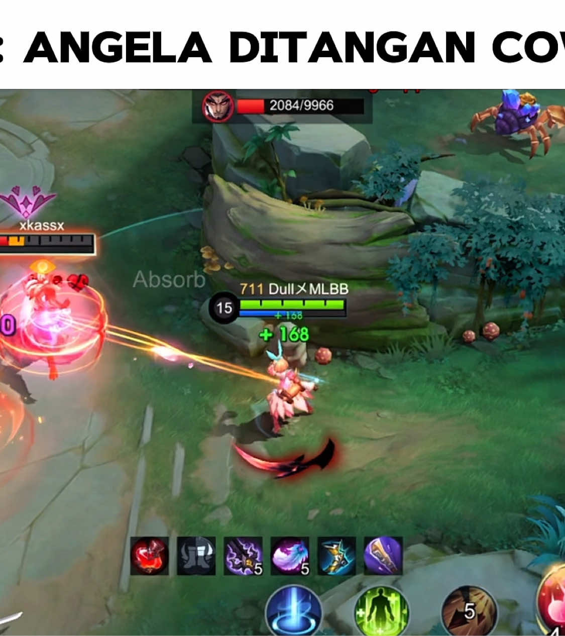 Angela ditangan lanang☠️ #mobilelegendsbangbang #mlbbidbo #mobilelegends_id #angela #mlbbexe 