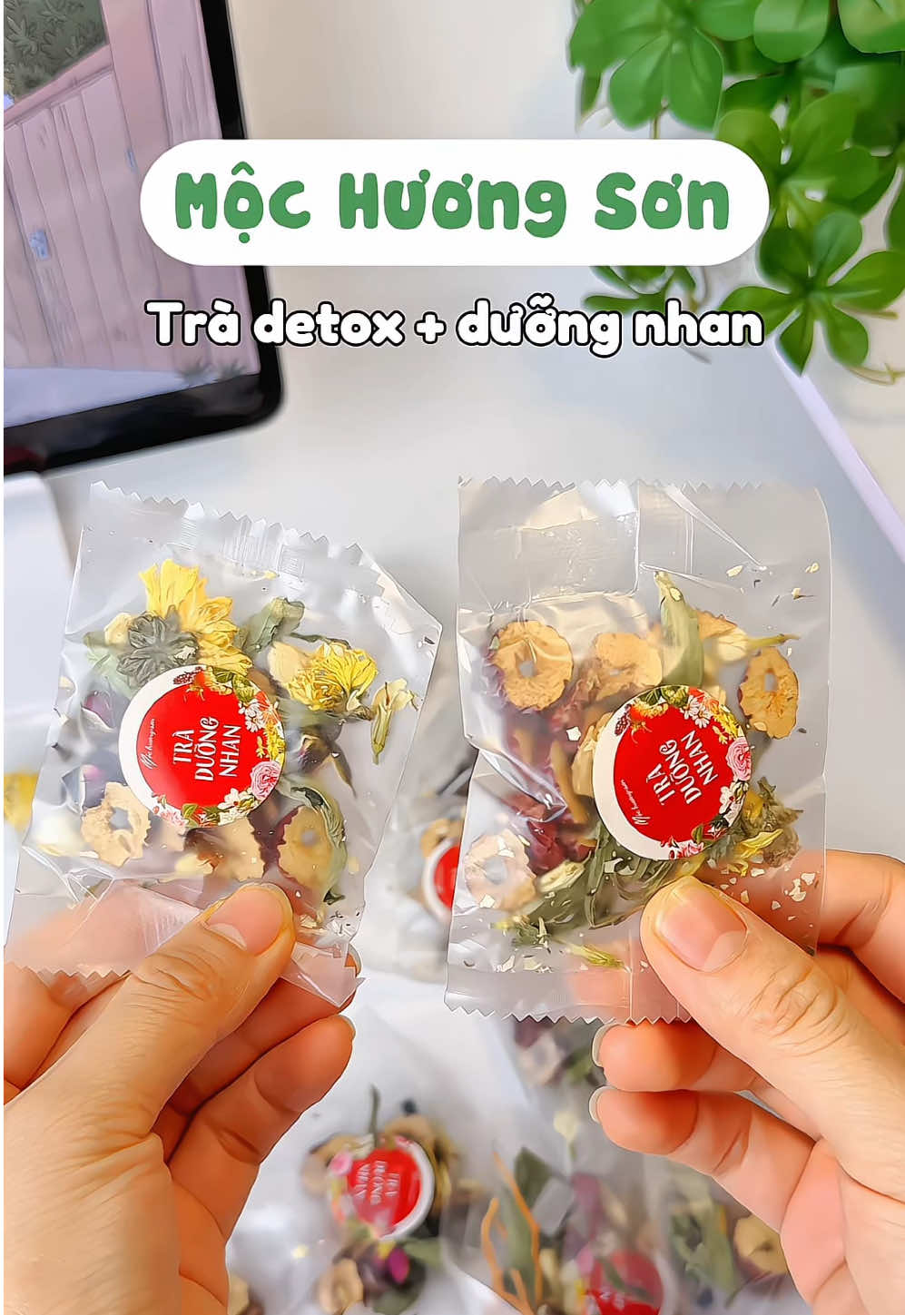 Set trà detox dưỡng nhan đẹp da đẹp dáng, giải nhiệt mùa hè #trathaomoc #tradetox #traduongnhan #tramochuongson #detoxtea #tragiainhiet 