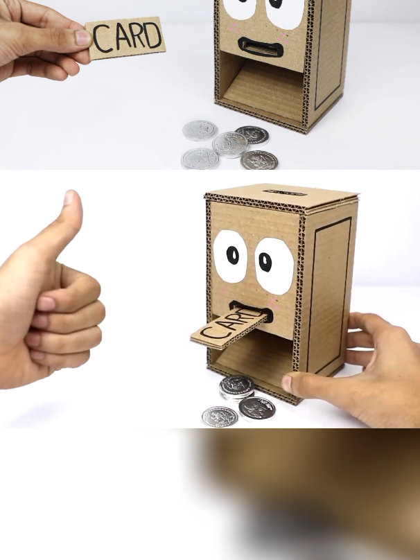 How To Make Cardboard ATM Easy Step✅#unfreezemyacount #grow #createrserachinsight #fyp #viral