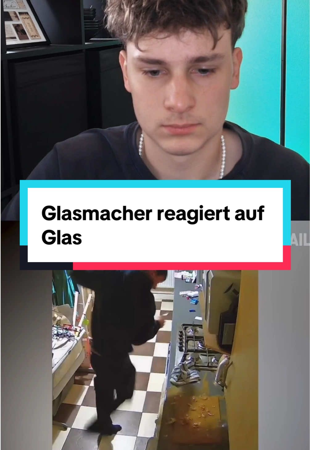 Glasmacher reagiert auf Glas. . .  #glas #kaputt #zerbrochen #reaction #lute_08 