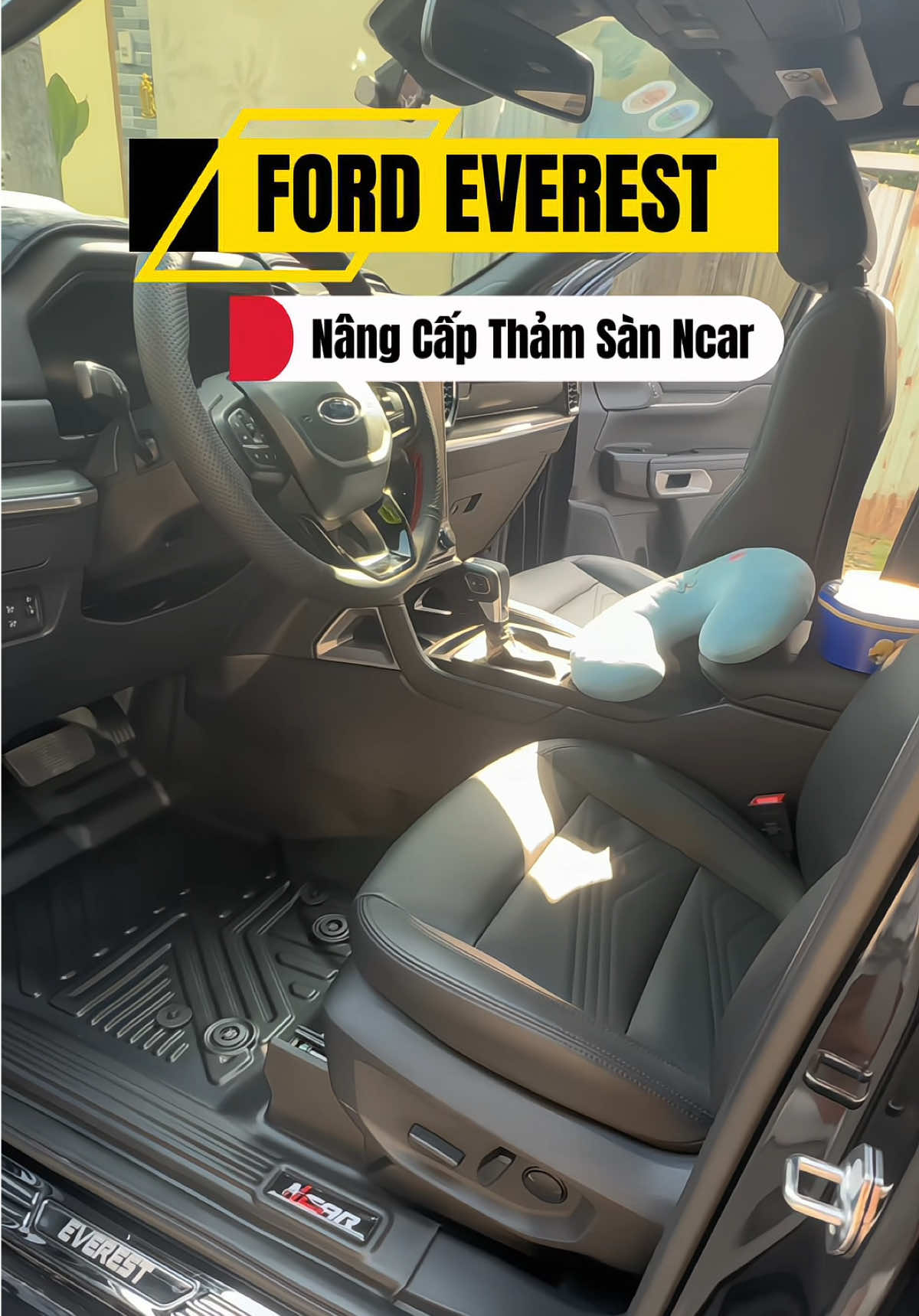 Ford Everest Nâng Cấp Thảm Sàn Ncar #ford #fordeverest #everest #xuhuongtiktok #thamsanoto #ncar #chamsocxe 