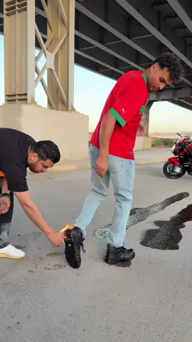 Streets in Egypt 🇪🇬 are on fire 🔥 // don’t try this at home  #yzfamily 