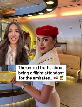 Insider Secrets of an Emirates Flight Attendant DESCRIPTION We discuss the untold truths about being a flight attendant for Emirates, including not being able to accept cash tips but accepting chocolate or cookies, not being allowed to fly with even a slight cold, getting 42 paid sick days a year, being trained to assist with childbirth, and being able to bring a friend or family member on a flight for free. We also mention secret travel hacks that only flight attendants know about for flying much cheaper, and we sell a product called Urolithin A+ on the flight to enhance intimate experiences. #flightattendant #emirates #travelhacks #urolithmina #intimateexperience