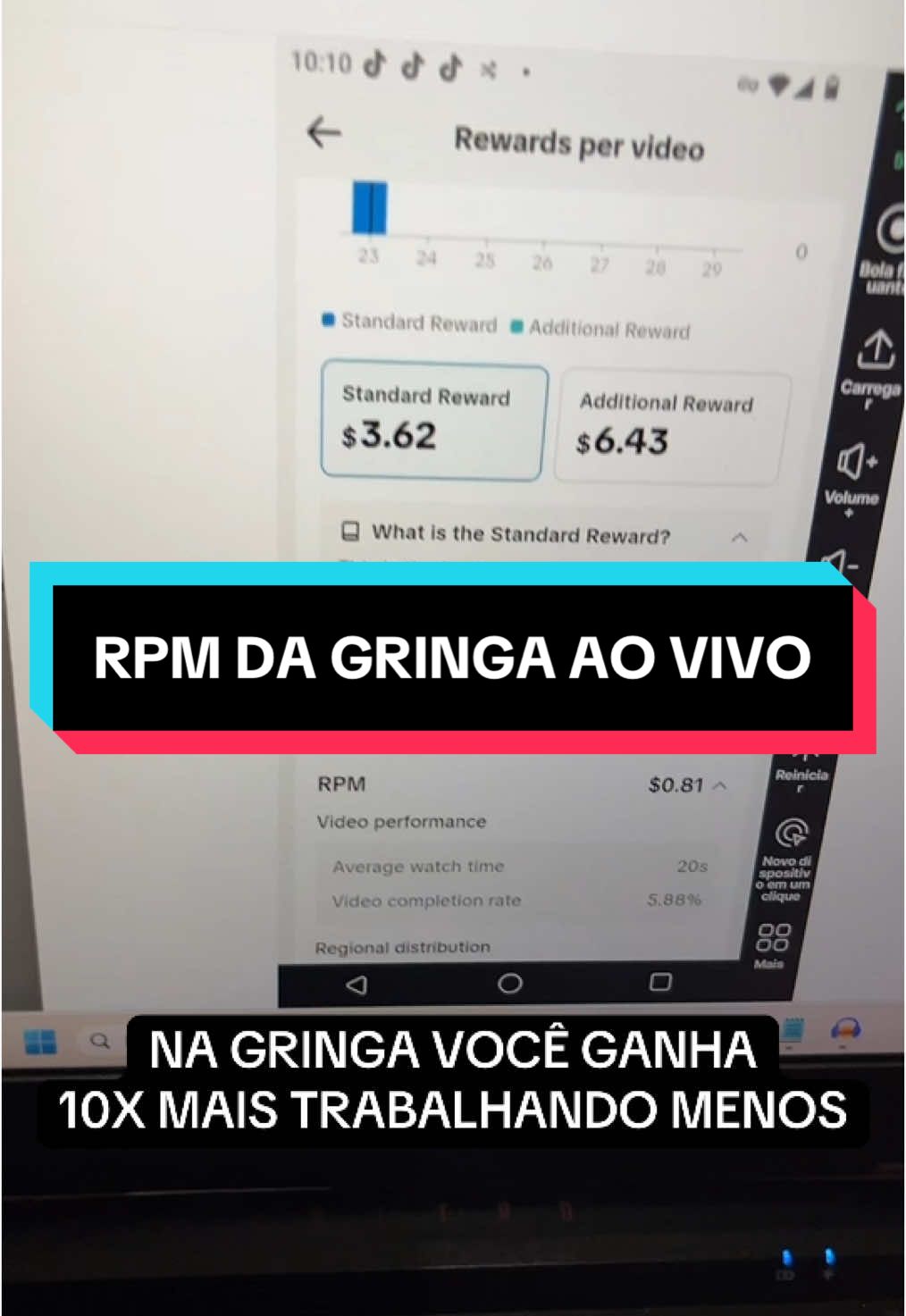 Mostrando conta dos Estados Unidos na prática. #eua #rpm #ouro 