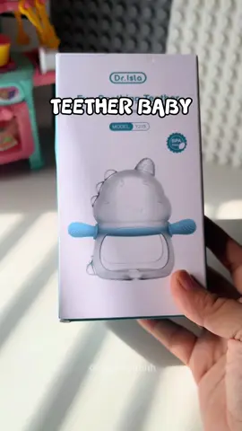 Baby dah start gatal gusi, bagus belikan teether ni. Seronok dia nanti #teether #teetherbayi #baby #drisla 