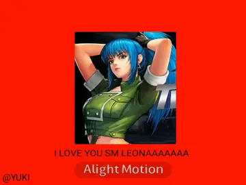 LEONAAAAAA EDITTTTT RAHHHHH my back hurts from this omg 💔 #kingoffighters #kof #kofleona #leonaheidern #AAAAAAAA #zxycba 