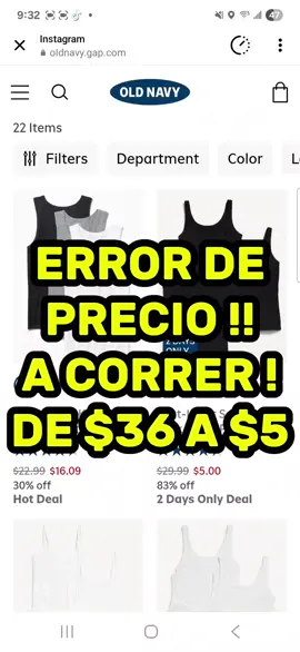 🔥🏃‍♀️🚨 A CORRER POR ESTE ERROR DE PRECIO  #ropa #ropademujer #ofertas #descuentos 