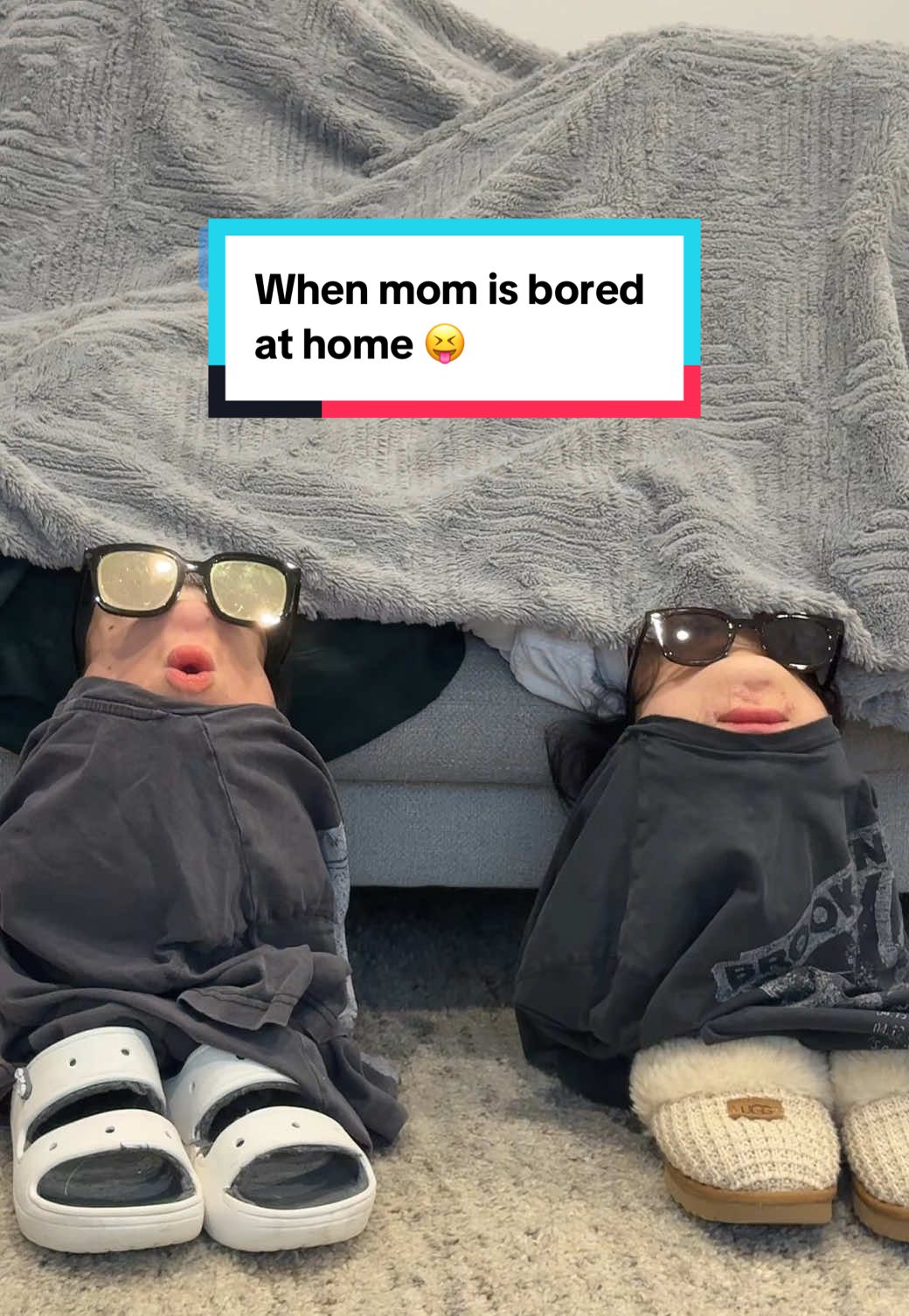 When mom is bored at home, we will always have silly fun time with kids together 😂❤️ Comment and tag the friend, who u love to do this together✌🏻 #momoftiktok #lol #lifewithkids #forfun #funny #motherdaughter #funtime #comedyvideo #humor 