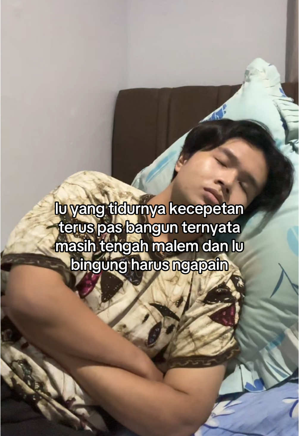 mana gabisa tidur lagi
