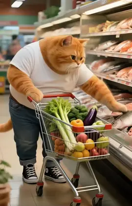 Cute cat daily 🐈🐈🐈 #pageforyou #videoviral #cartoon #tik_tok #orangecat #AI 