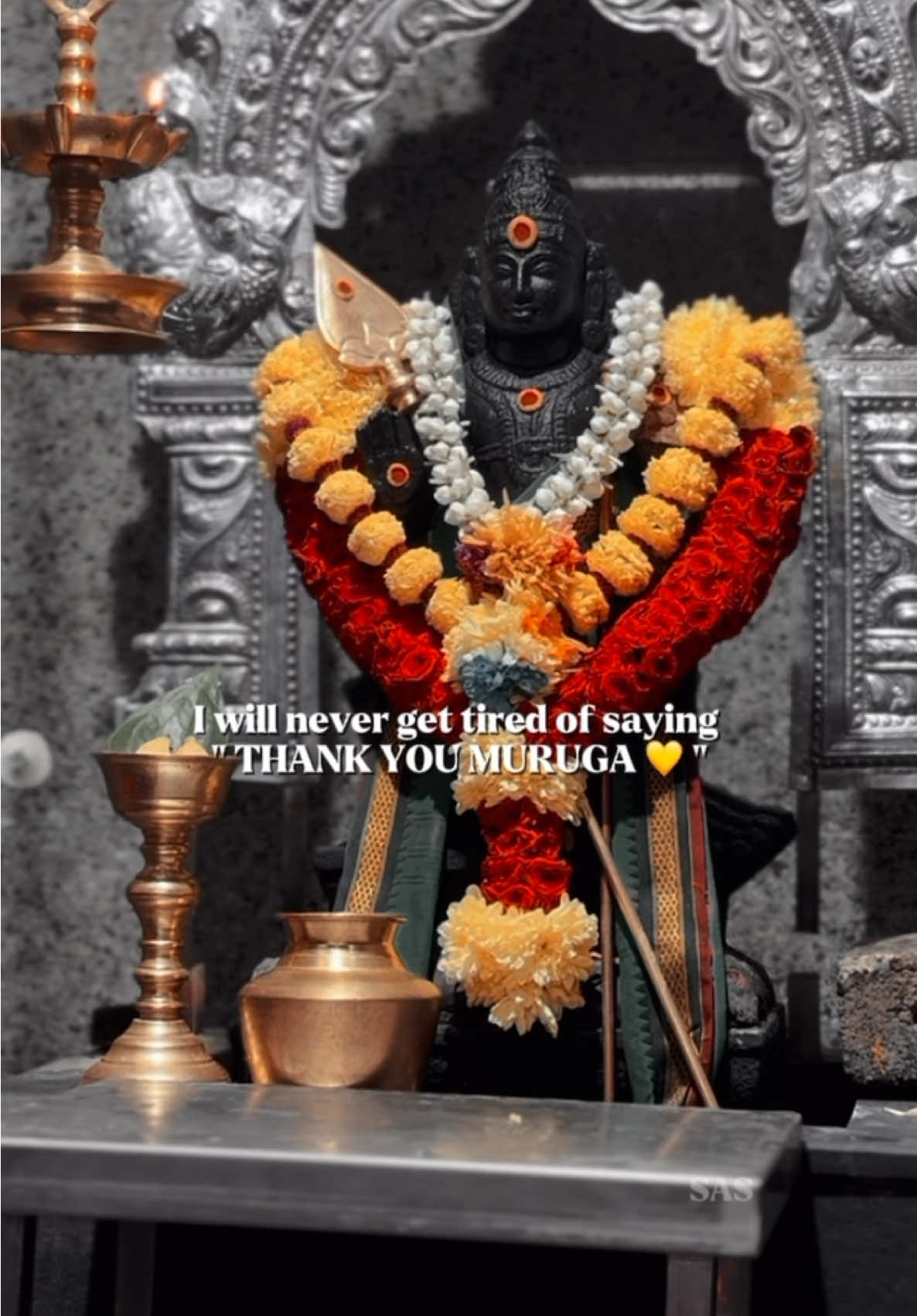 He love, He protect and He lift us up 💛 #fyp #shahalamsivakavadi👑 #sasbrothers #murugan 