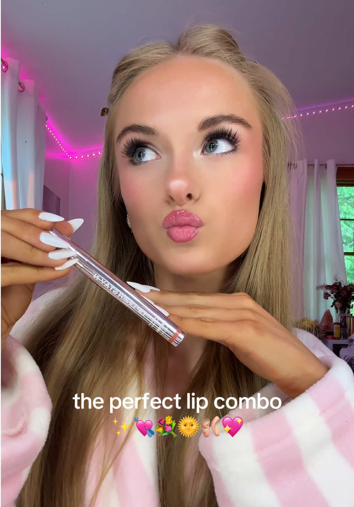 the perfect lip combo ✨💘💐🌞🩰💖 everything’s linked in my Amazon storefront in my bio- shop now! @Amazon #fyp #fypage #fypviral #viral #primepartner #lipgloss #lipcombo #lipstick #lipstain #lipcombotutorial #amazonfinds #amazonmusthaves #beauty #BeautyTok #beautyproducts #makeup #makeuptutorial #sacheubeauty @SACHEU Beauty US @NYX Professional Makeup @Benefit Cosmetics 