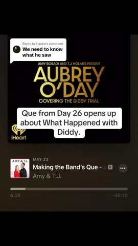 Replying to @Tiauna Que from Day 26 finally talks a little about the trauma he endured while hanging out with Diddy. #diddy #que #viraltiktok #diddytrial #exposed #eerie #conspiracytiktok #day26 #aubryoday #dawnrichard #cassie 