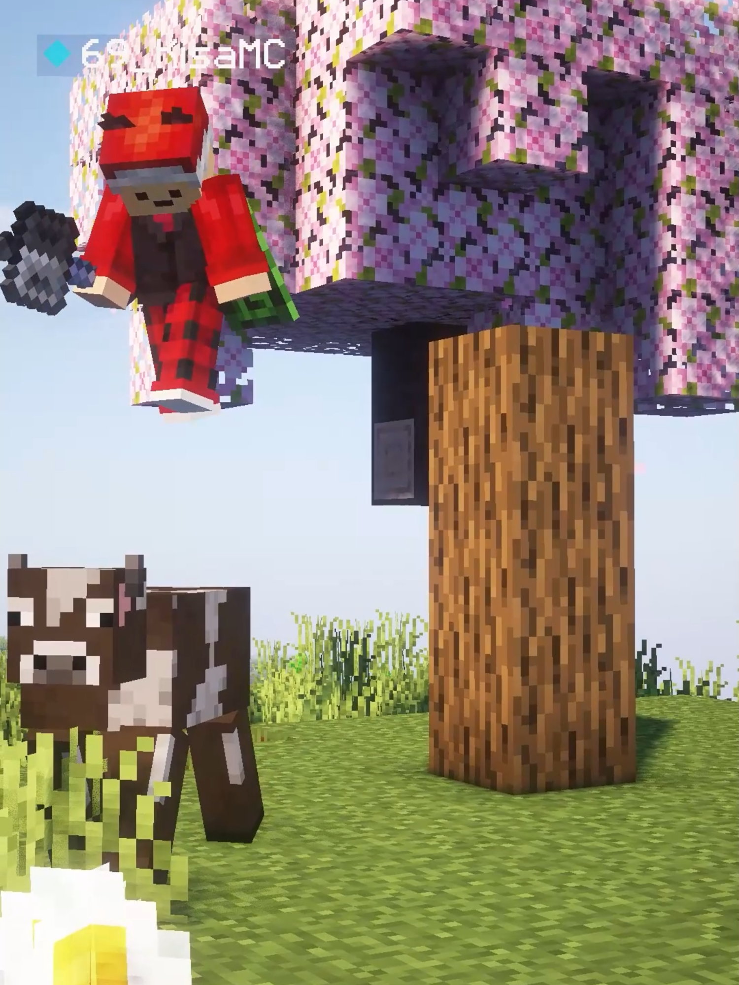 Con bò khổ nhất thế giới 😆#kisamc #kisa #megasmp #megasmp2025 #Minecraft