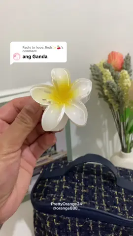 Replying to @hope_finds✨🍒 yah! So pretty ng design ng hair clip na to. #flowerclip #hairaccessories #hairclamp 