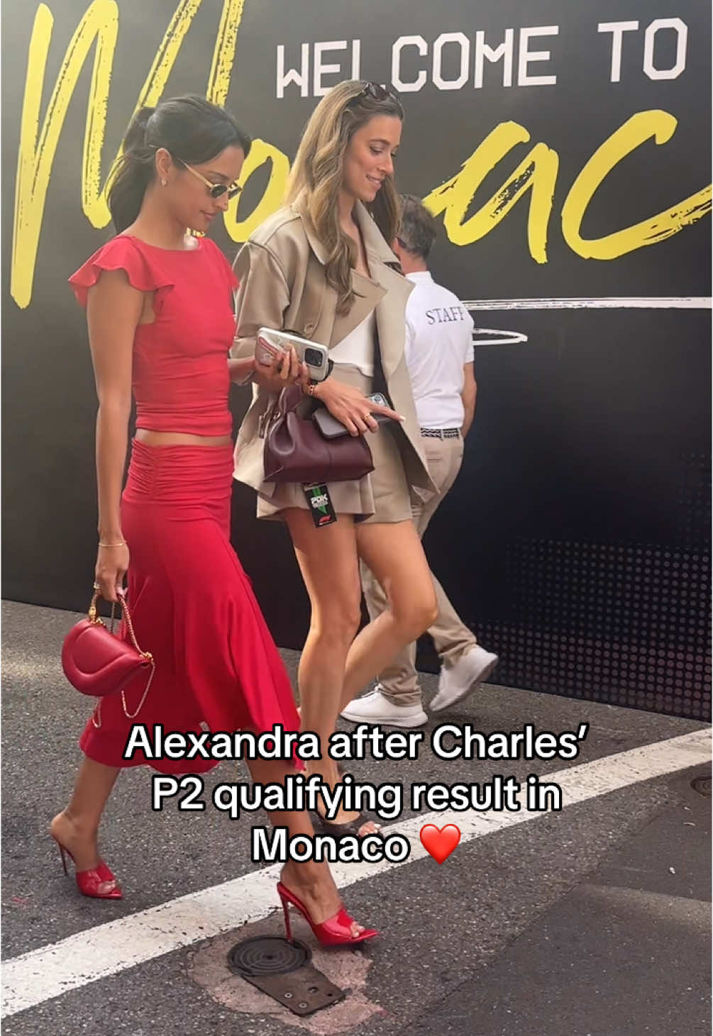 #alexandrasaintmleux #charlesleclerc #monaco #f1 