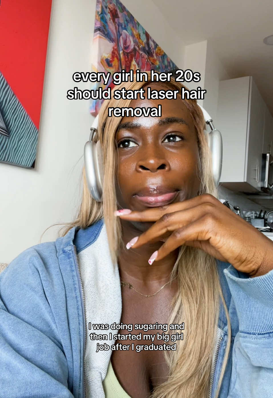 In a year from now I’ll probably only need a session every 5 months 😭 amazing. #aiomiiii #laserhairremoval 