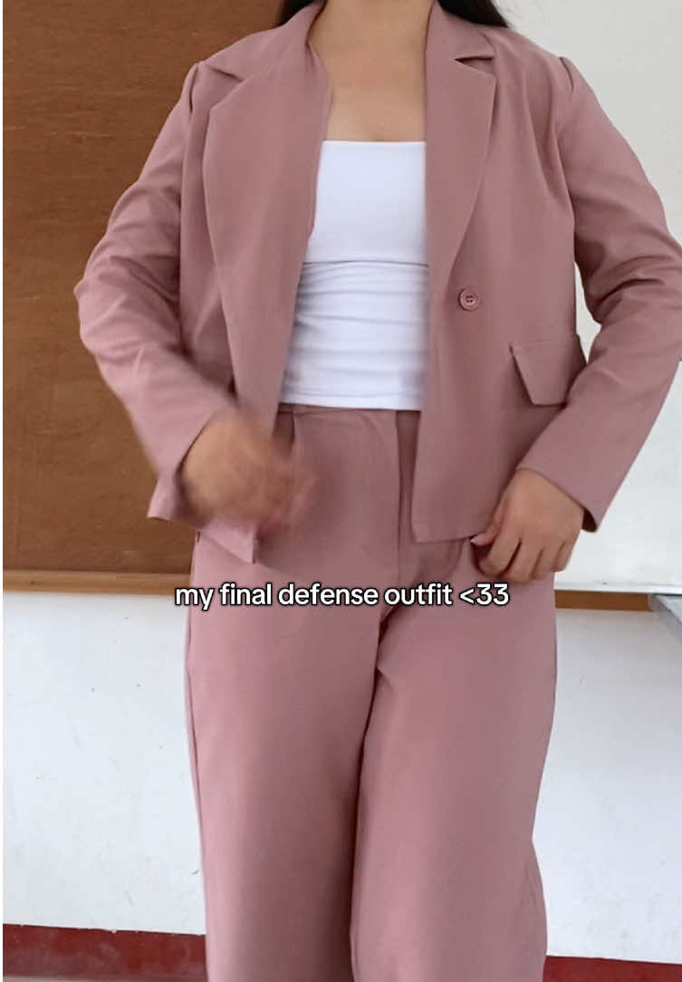 My final defense outfit #formalattire #finaldefenseoutfit #outfit #formalwear 