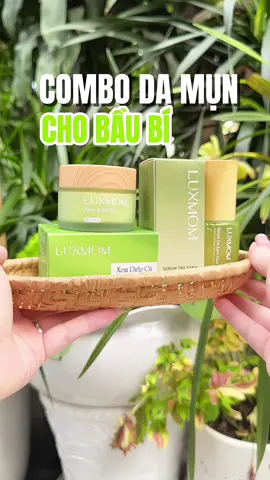 Combo chân ái cho da bầu bị mụn, bị thâm #reviewlamdep #goclamdep #beauty #mebau #luxmom #duongtrangda #mebim #serumtraxanh #serumtramtra #serumtrangda #kemdiepcaluxmom #kemdiepcathiennhien 