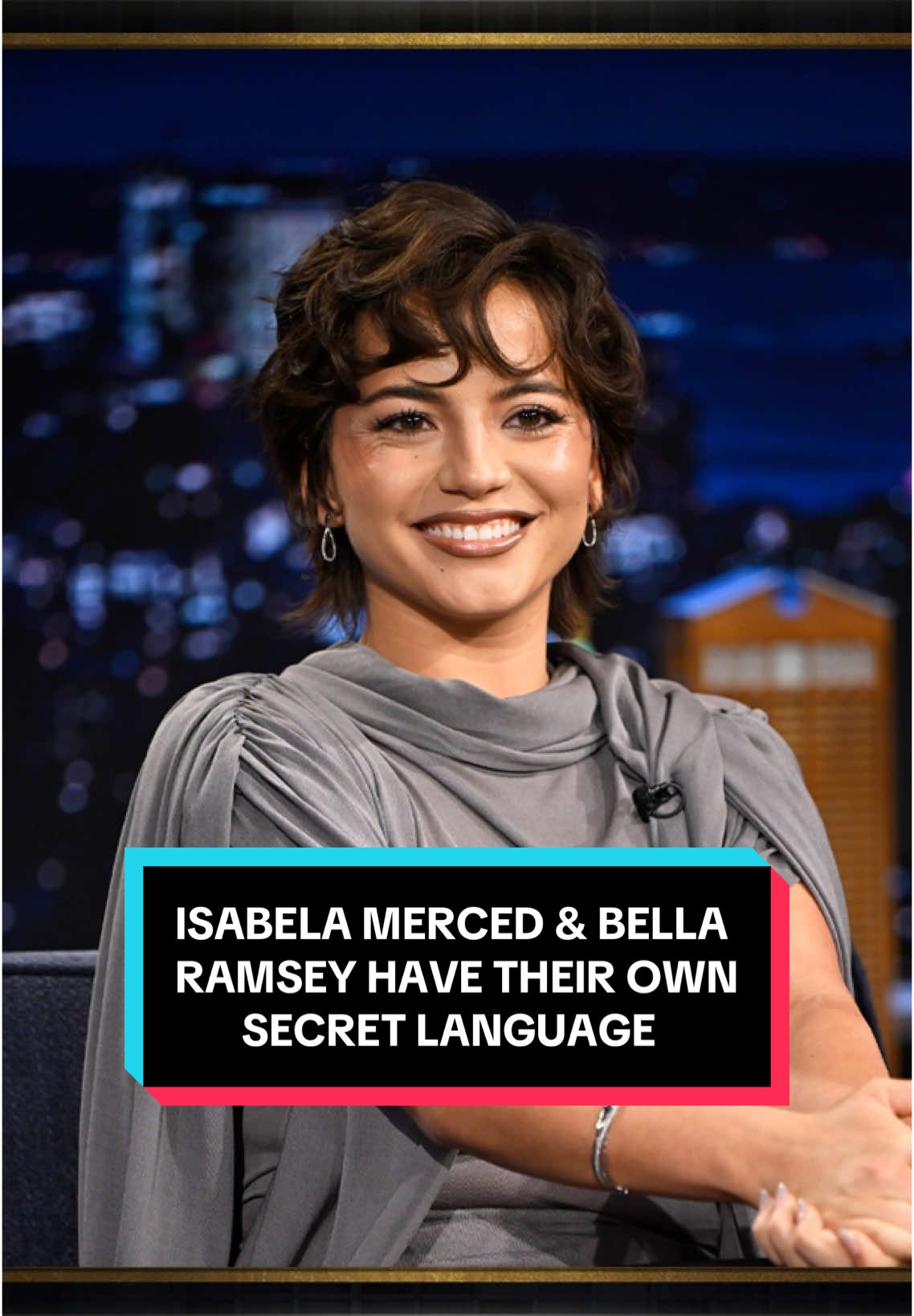 @Isabela Merced & Bella Ramsey have their own secret language 🤫 #TheLastOfUs #FallonTonight #TonightShow #IsabelaMerced #BellaRamsey #JimmyFallon #TLOU 