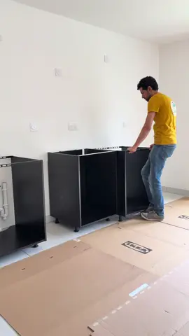 IKEA kitchen installation  #ikea #kitchen #cuisine #travaux #Home #timelapse 