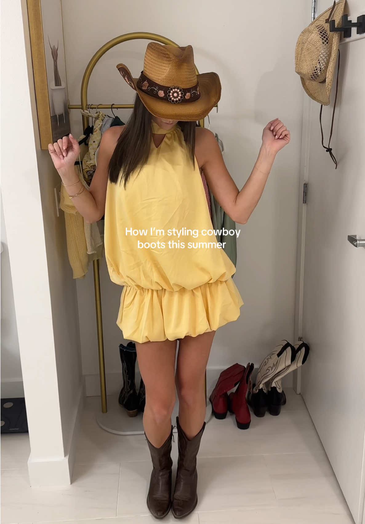 How I’m styling my cowboy boots this summerrrrr  #easyoutfits #cowboyboots #cowboybootsoutfit  #cowgirlboots #ootdfashion #outfitinspo #westernstyle  @TJ Maxx @Amazon Fashion @SHEINUS 