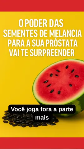 Você joga fora a parte mais poderosa da melancia. 🍉 As sementes ajudam a desinchar a próstata e melhorar o fluxo urinário. Bata com água e tome em jejum. 3x por semana pode mudar tudo. 🌱 👉 Curtiu? 💬 Comenta “vou testar” 📤 Manda pra um amigo ❤️ Toca no coração e segue o perfil pra mais dicas!