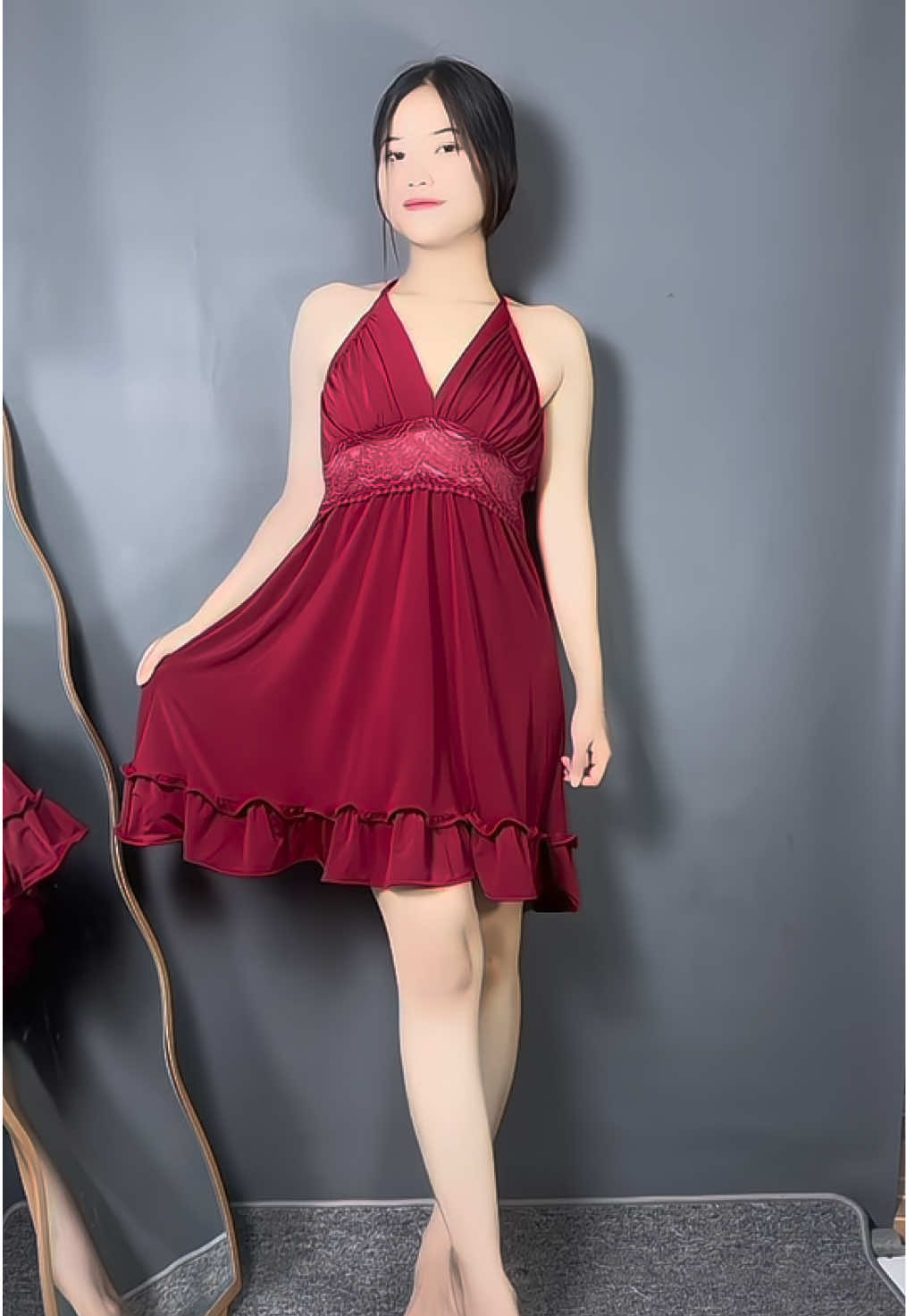 Walaupun badan penuh kerokan harus tetap cantik pakai baju dinas biar paksu ga berpaling 😀😍🥰#rekomendasi #bajudinas #piyamakekinian #piyamadewasa #bajutidur 