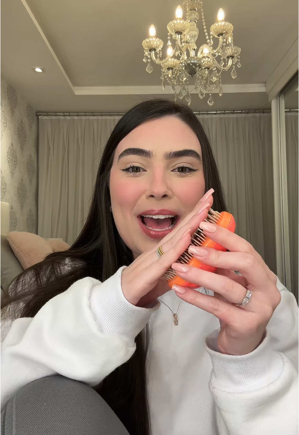 Nossa malinha de cabelo 💼 #cabelo #necessaire #tiktokbeleza 