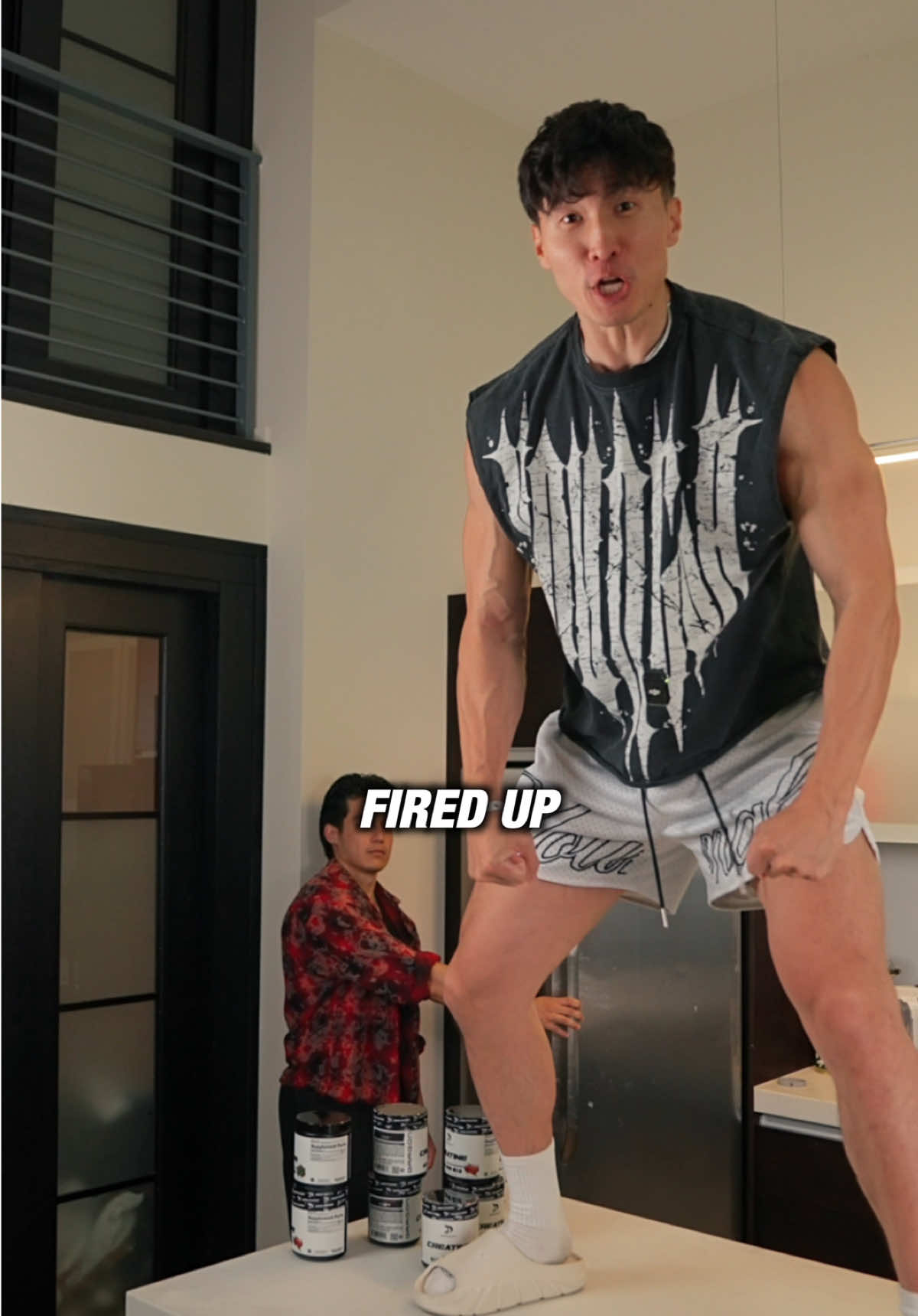 Flavored creatine by Dragonpharma has me Fired up! 20% off for a LIMITED TIME on the TikTok shop #creatine #flashsale #supplements #funny #crazy 