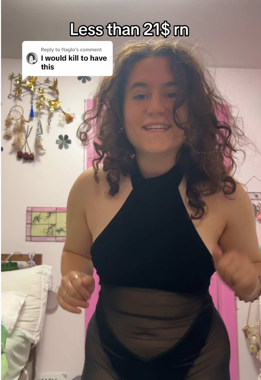 Replying to @ftaglo p.s. I’m wearing a small🥰 good luck! #jumpsuit #sheerjumpsuit #barfit #clubfit #clubbing #clubing #twentysomething 